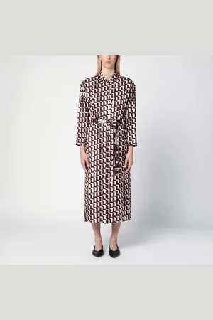 Max Mara Abito bordeaux chemisier reversibile