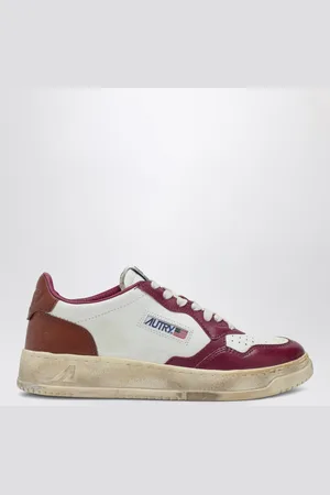 Autry Sneaker Super Vintage bianca/viola/marrone