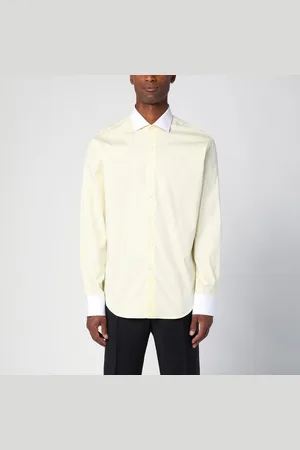 Prada Camicia color crema in cotone