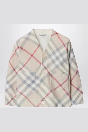 Burberry Cardigan motivo Check chiaro