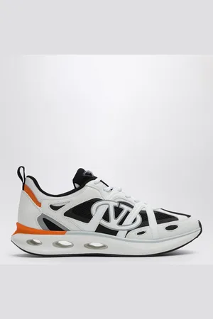 VALENTINO GARAVANI Sneaker Vlogo Easyjog bianca/nera/arancione