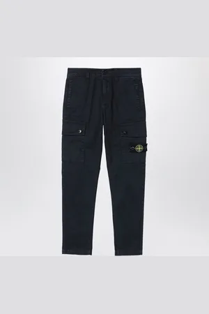 Stone Island Pantalone cargo blu navy