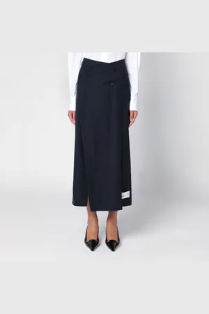 ERIKA CAVALLINI Gonna asimmetrica Matilda blu