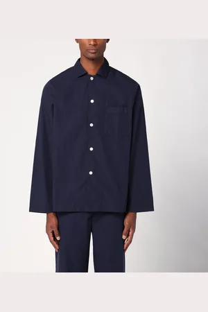 Tekla Camicia pigiama blu navy