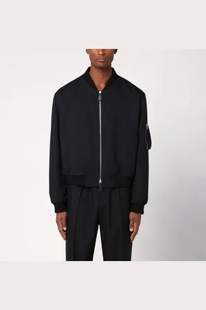 Jil Sander Bomber con zip nero