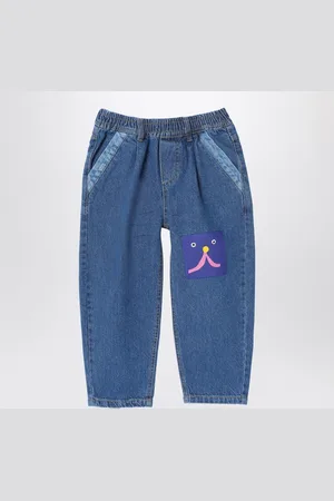 Bobo Choses Jeans Funny Face blu