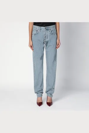 Moschino Jeans azzurro in denim con rivetti