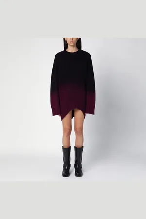 The Attico Maglione oversize pink degradè