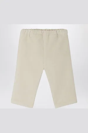 BONPOINT Pantalone Bandy bianco in velluto a coste