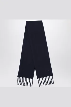 DESTIN Sciarpa in lana e cashmere blu navy