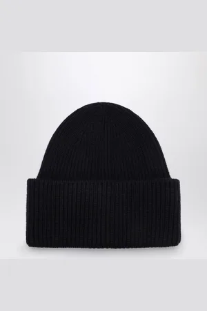 DESTIN Cuffia in lana e cashmere blu navy