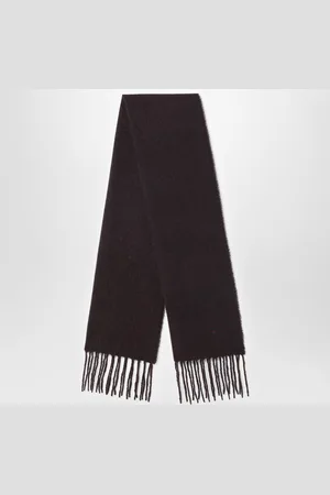 DESTIN Sciarpa in lana e cashmere ebano