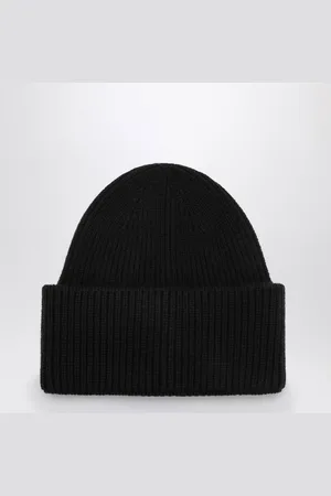 DESTIN Cuffia in lana e cashmere nera