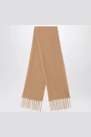 DESTIN Sciarpa in lana e cashmere camel