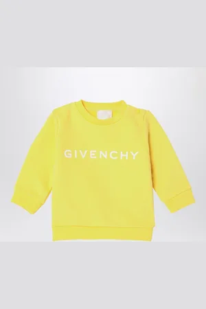 Givenchy Felpa gialla in misto cotone con logo