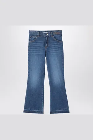 Chloé Jeans blu in denim slavato