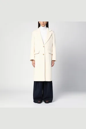 MARGAUX LONNBERG Cappotto monopetto bianco