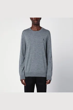 Ralph Lauren Maglione girocollo grigio in lana