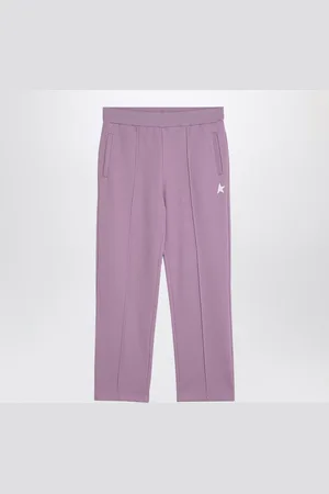 Golden Goose Pantalone jogging rosa in misto cotone