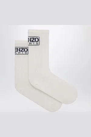 Kenzo Calze bianche con logo
