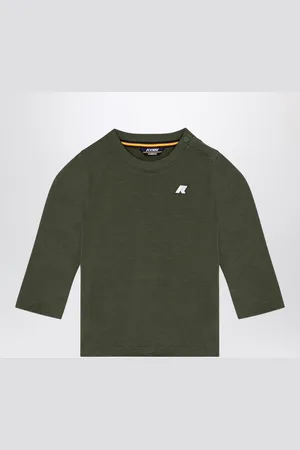 K-Way T-shirt Elmette scura in cotone