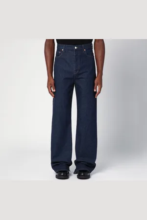 Gucci Jeans ampio blu scuro in denim