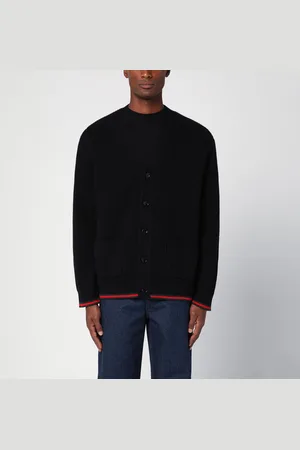 Gucci Cardigan nero in lana e cashmere