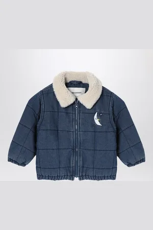 Bobo Choses Giacca trapuntata blu navy in denim