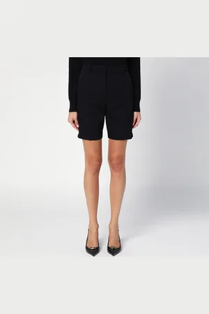 VALENTINO Bermuda nero in lana