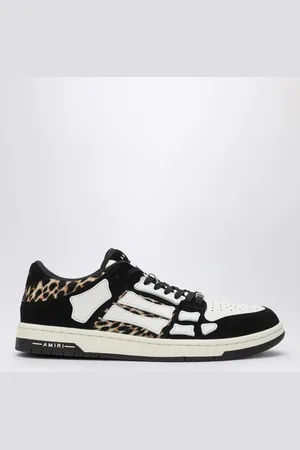 AMIRI Sneaker Leopard Skel Top Low nera/bianca