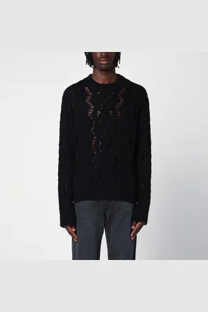 OUR LEGACY Maglione Cable Sonar nero