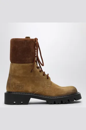 Loewe Stivaletto Sierra color tabacco in camoscio