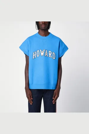 WALES BONNER Gilet Howard blu elettrico in lana