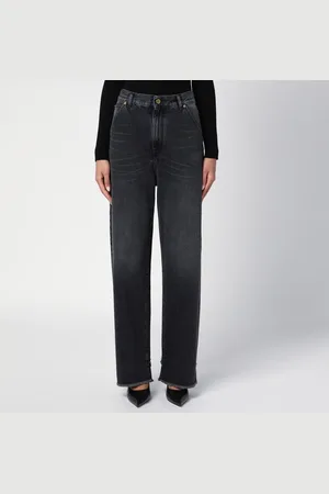 DARKPARK Jeans ampio nero slavato in denim