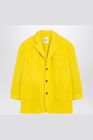 DOUUOD Cappotto monopetto in misto lana