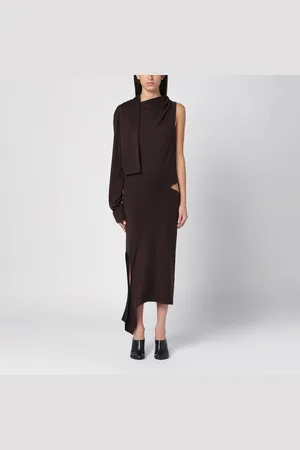 Courrèges Abito monospalla con cut out