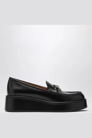 Gucci Mocassino con plateau e Morsetto nero