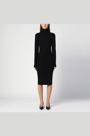 Givenchy Abito dolcevita nero in misto lana