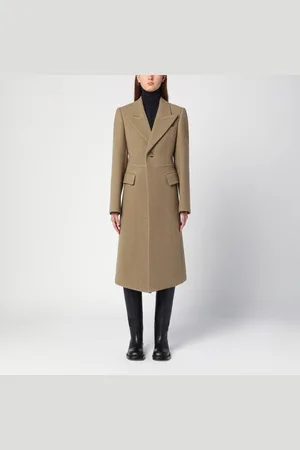 Burberry Cappotto monopetto in lana