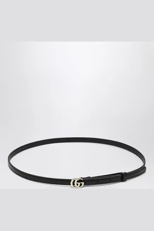 Gucci Cintura GG Milano nera in pelle