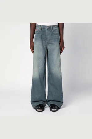 MARTINE ROSE Jeans ampio blu slavato