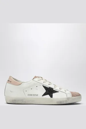 Golden Goose Sneaker bassa Super-star bianca/rosa/blu