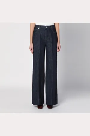 Bottega Veneta Jeans a palazzo color Indigo