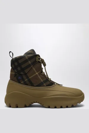 Burberry Stivaletto Scoot Trek motivo Check