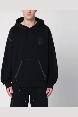 Givenchy Felpa con cappuccio 4G nera in cotone