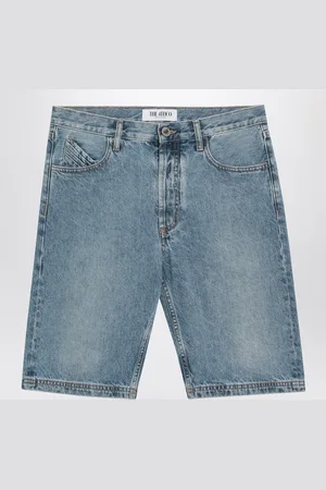 The Attico Bermuda sky in denim