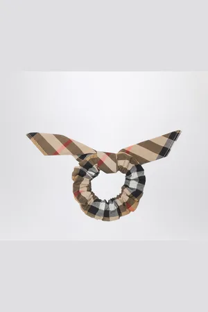 Burberry Scrunchie motivo Check in cotone