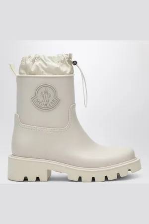 Moncler Stivale da pioggia Kickstream bianco