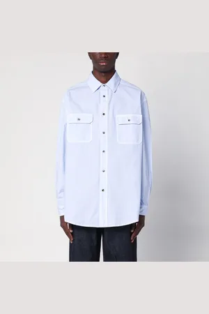 Loewe Camicia azzurra in cotone
