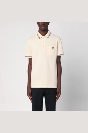 VALENTINO Polo color burro in cotone